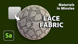 Make a Lace Fabric in Substance 3D Sampler | Materials in Minutes #5 | Adobe Substance 3D screenshot 2