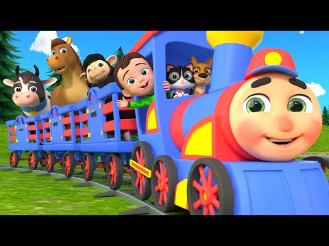 Animals on the Train Choo Choo | Lalafun Nursery Rhymes & Kids Songs