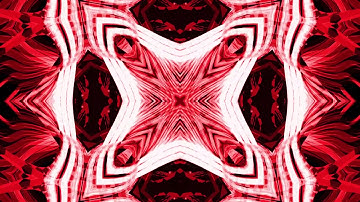 Abstract Red Glowing VJ loop Kaleidoscope effect animated background video , Copyright FREE video