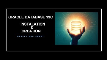 Oracle database 19C installation and creation setup