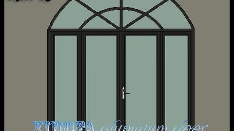 Thiết kế cửa nhôm XINGFA khung vòm