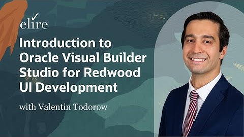 Introduction to Oracle Visual Builder Studio for Redwood UI Development
