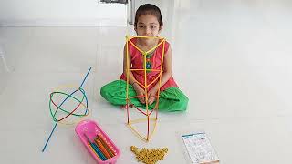 ASSEMBLY BLOCKS | BABY BOY ACTIVITY'S | PIPES ASSEMBLY | TOY ACTIVITY | Straw blocks | part -2