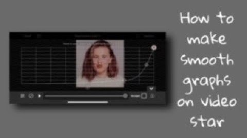 How to make smooth ae like graphs on video star!