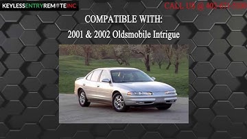 How To Replace Oldsmobile Intrigue Key Fob Battery 2001 & 2002
