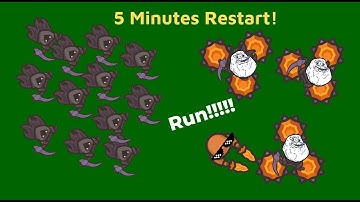 How I Survive 5 Minutes Restart(Taming.io Funny)