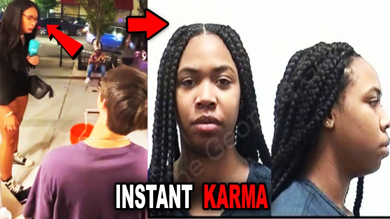 Woman gets instant karma after harrasing Street performer| Regrets equality