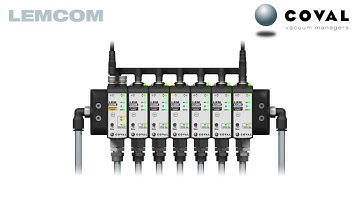 Mini-vacuum Pump Communicating via Industrial Fieldbus, LEMCOM series