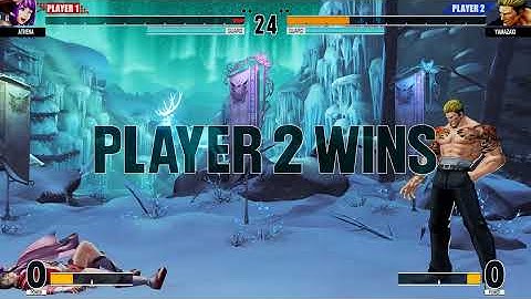 Athena (as Oichi from SW5) vs Yamazaki (Ultimate Yamazaki) | KOFXV mods | CPU vs CPU