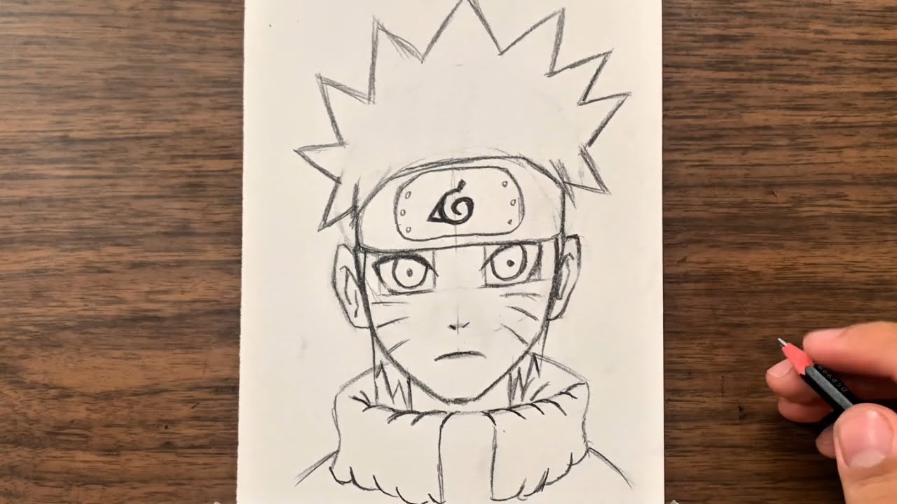 Tutorial de Desenho de Anime | Como Desenhar o Naruto Uzumaki Passo a ...