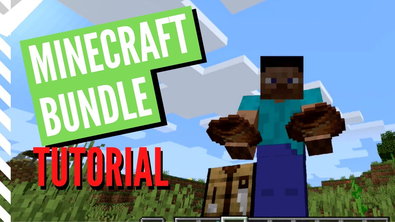 How To Make A BUNDLE In Minecraft 1.17 (Minecraft Bundle Tutorial