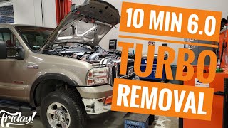 FORD 6.0 Diesel TURBO  10 MINUTE REMOVAL