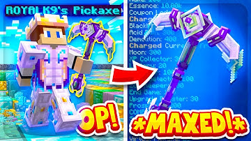 MAXING OUT MY *GOD* PICKAXE  ON DAY 1 OF *NEW* PRISONS SERVER! | MineLucky EP #3