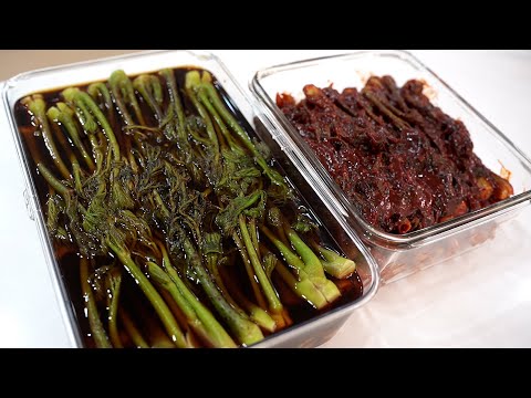 🔴  두릅간장장아찌&amp;amp;두릅고추장장아찌 뚝딱 생방송