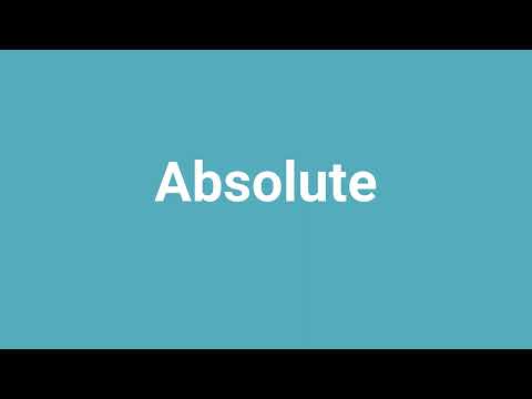 'Absolute' Meaning and