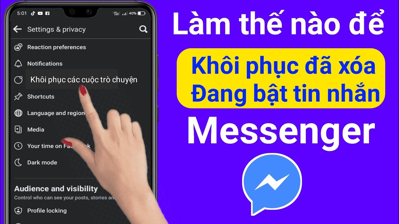 Cách khôi phục tin nhắn đã xóa trên Messenger (2022)|... - youtube
