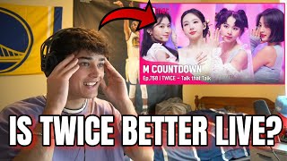 TWICE 'Talk That Talk' Live Performance Reaction! IS TWICE BETTER LIVE?
