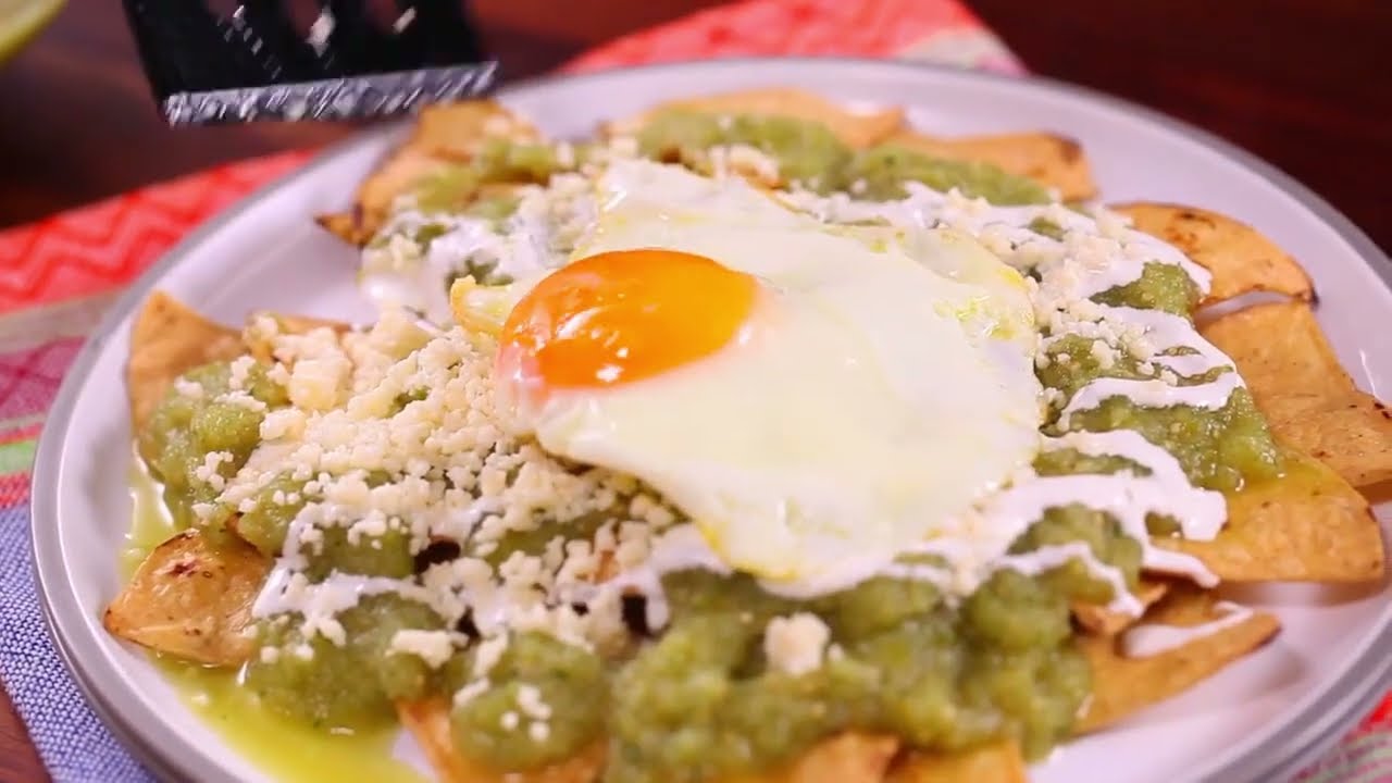 Chilaquiles Verdes con Huevo - RecetApp