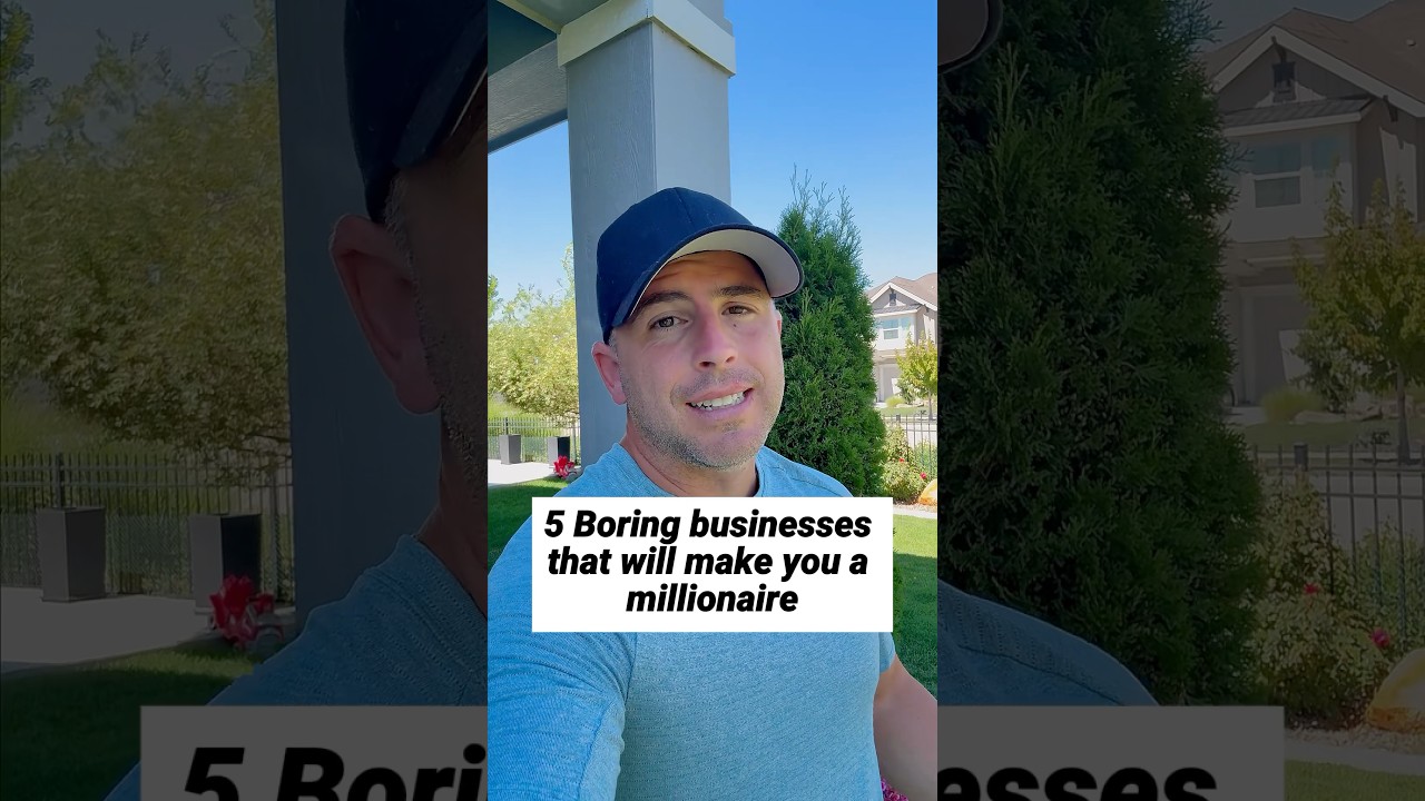 5 boring businesses that can make you a millionaire