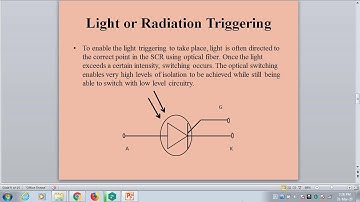 SCR Triggering Methods