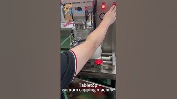 Tabletop Vacuum Capping Machine , Glass Container Vacuum Capper Machine, Jar Capper  #factory