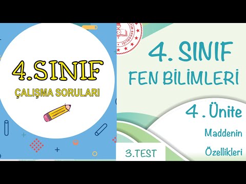 4  Sınıf Fen bilimleri çalışma kitabı sayfa 241 242 243 244 245 246 cevapları  4  ünite 3  test