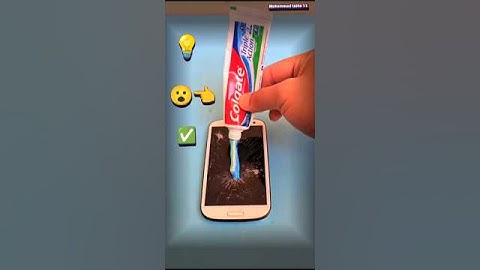 I fixed my phone screen that broke after a fall. #science #motivation #physics #amazing