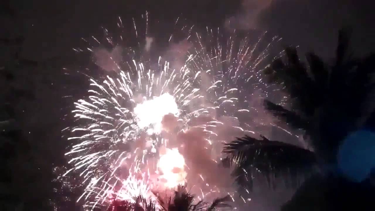 New Year's Eve Fireworks Bayside Miami YouTube