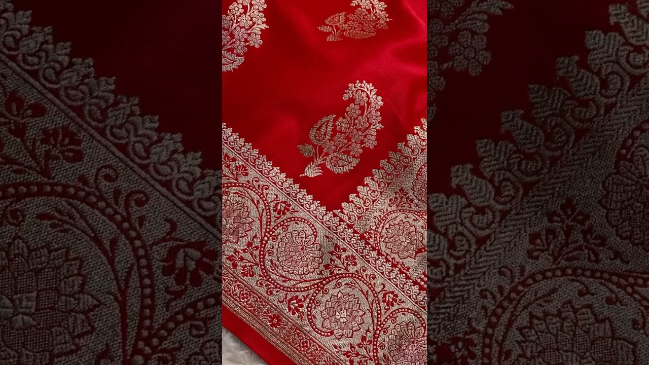 Premium Banarasi Mushro Satin Silk Saree
