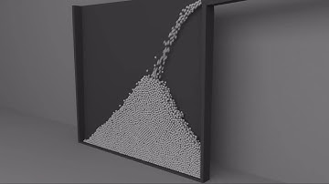 Blender Physics simulation particles (10 000 particles)