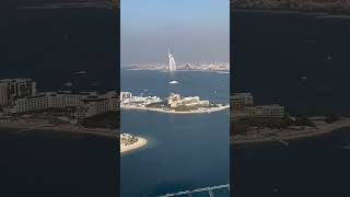 Watching the world’s largest man-made island from above! 🌴✨ absolutely insane #Dubai #PalmJumeirah