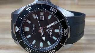 citizen eco drive titanium diver