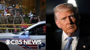 Trump reacts after two National Guardsmen shot in Washington, D.C.
