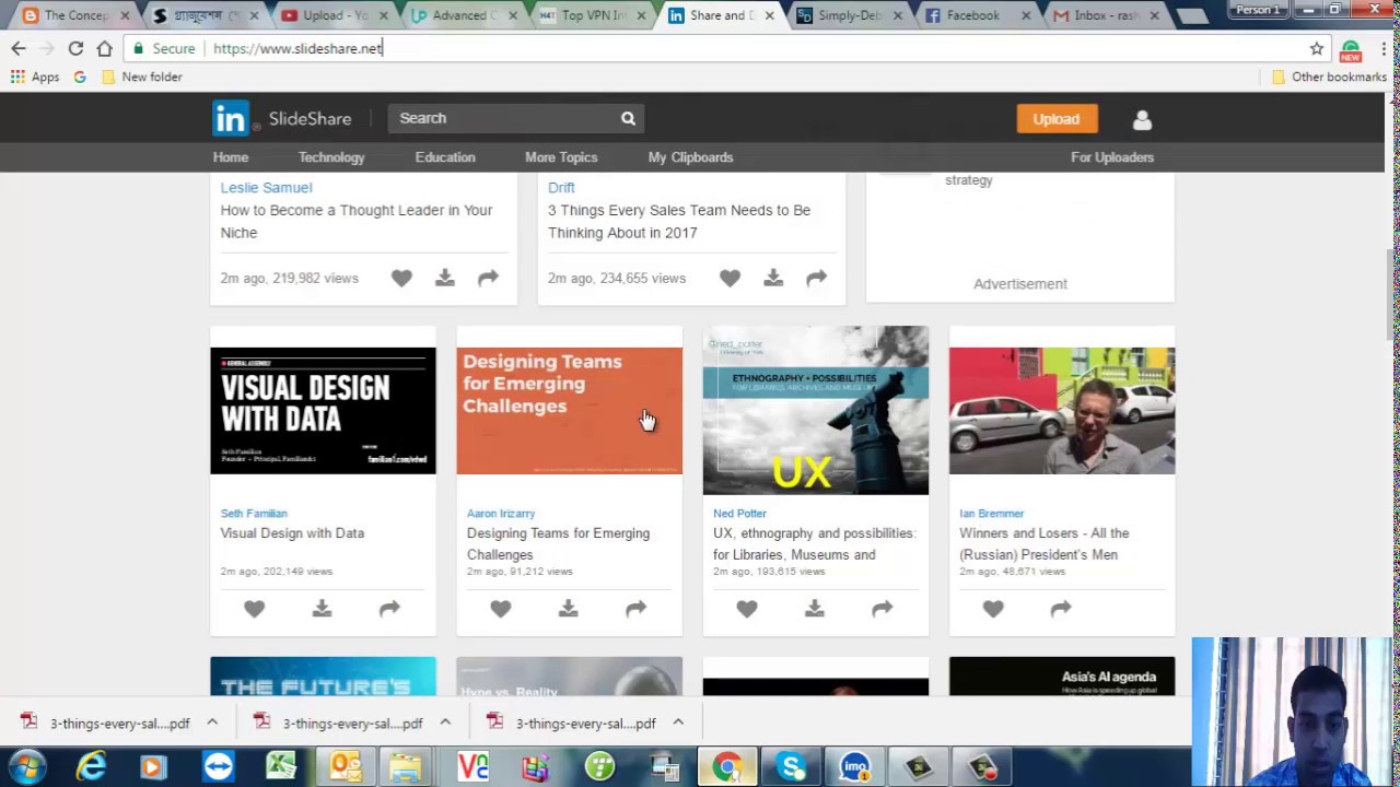 how to download from slideshare
