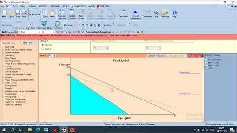 APLIKOM | Integer Programming POM-QM Soal 1 Pengoptimalan Keuntungan Pabrik Mebel
