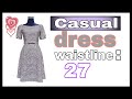 How to make casual dress  step by step sewing tutorial  grace creation  diy  sewing  dress