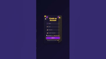 Animated Effects Login Form Using HTML CSS |#loginform #youtubeshorts #coding #frontend #website