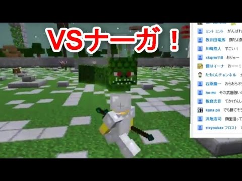 マインクラフト黄昏の森生配信 VSナーガ！