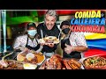 PROBANDO COMIDA CALLEJERA en COLOMBIA *EN LAS CALLES DE MEDELLN* 🇨🇴