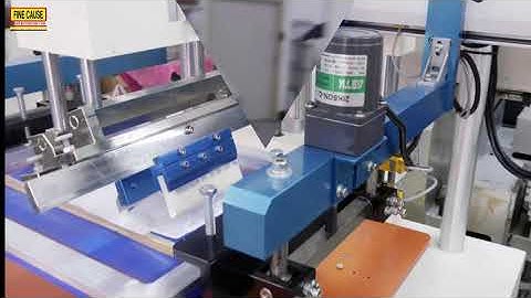 Semi automatic screen printing machine by servo w/platform-FA-800TSN-【FineCause】