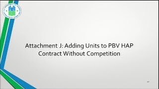 9 Attachment J  Adding Units to PBV HAP Contract without Competition