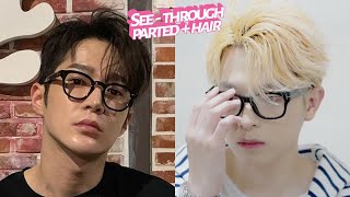 '김현우' 얇은 머리 드라이 스타일링 하는 법! See-through Parted Hair Tutorial | 죠셉Joseph