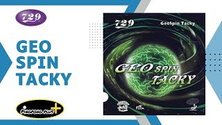 729 Geo Spin Tacky Table Tennis Rubber