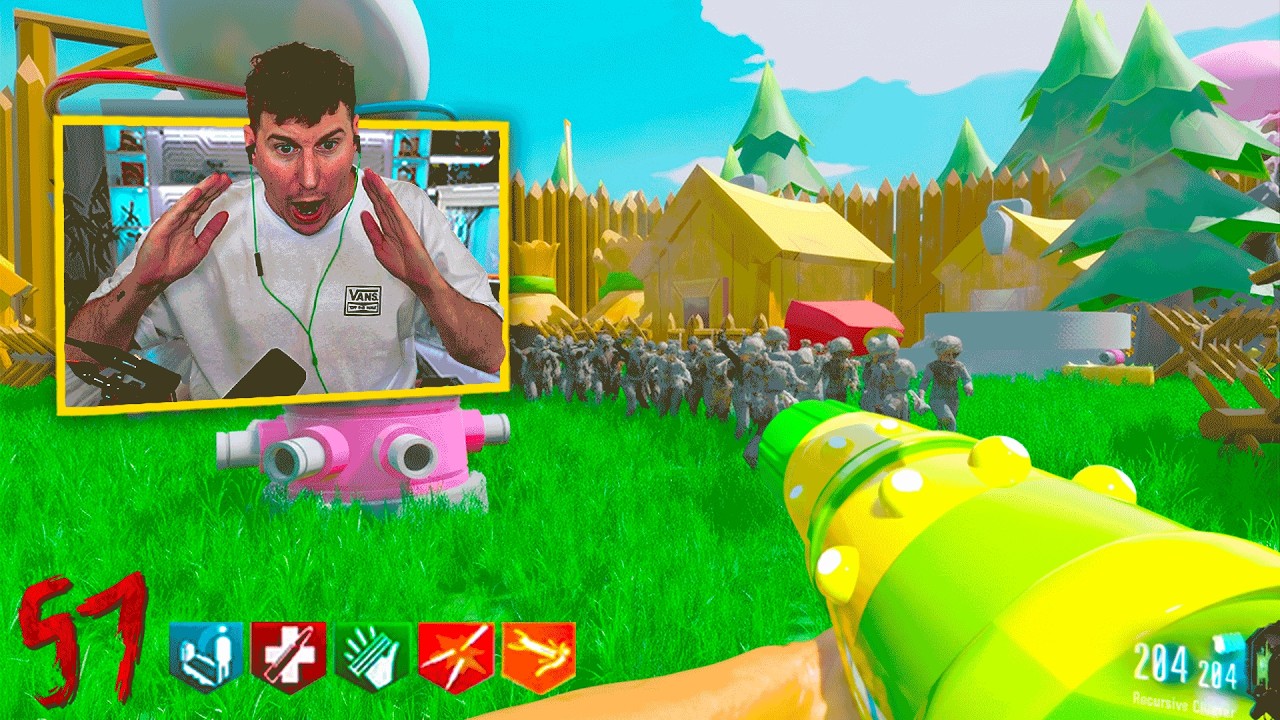 MONOS PETANDO GLOBILLOS EN ZOMBIES