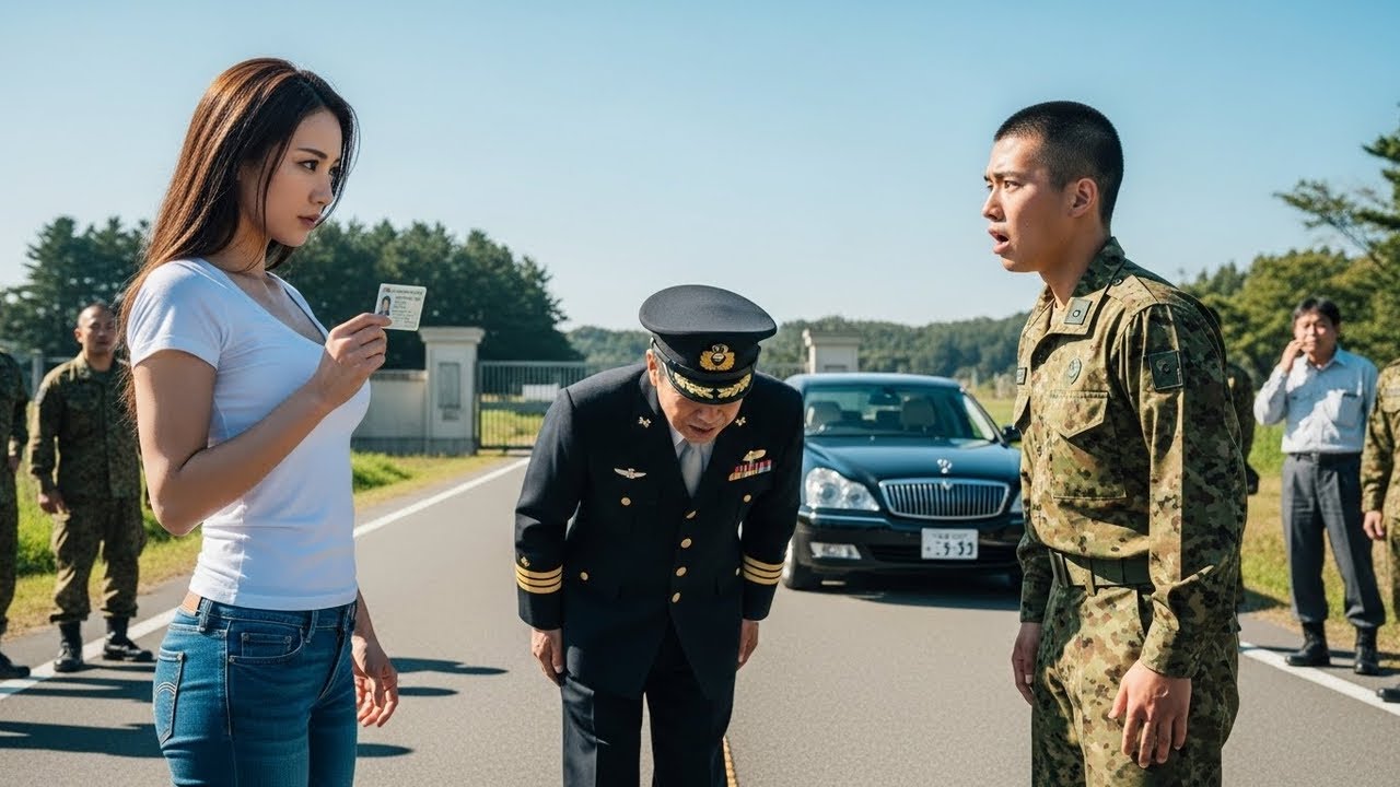 美人ママ - が息子に面会に来たら→門兵に侮辱され、彼女が