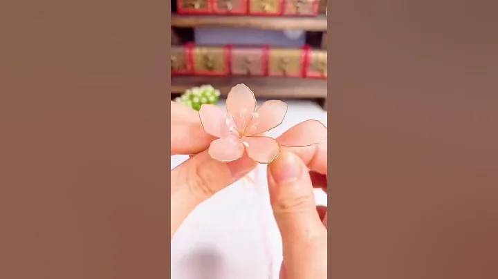 Handmade flowers hair clip hairpin hair products tutorial