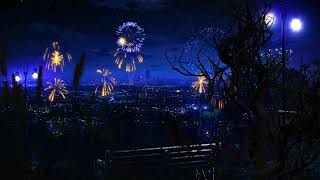 Fantasy City Fireworks | HD Relaxing Screensaver