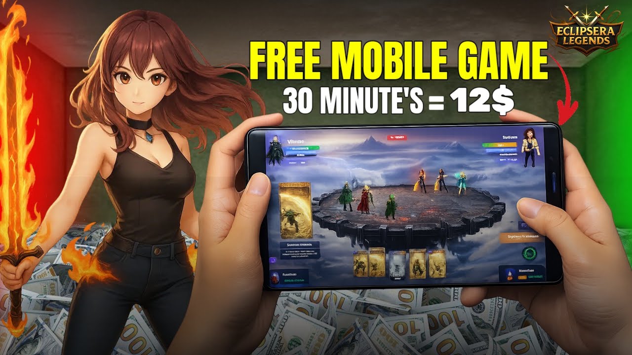 New free mobile crypto game eclipsera legends | no investment android , browser 2026