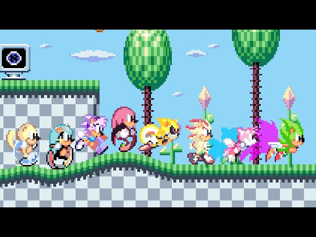 Hyper Sonic & Hyper Tails and other Super Forms - Sonic 2 SMS Remake 