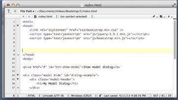 Twitter Bootstrap 2.3.2 Tutorial 4 - Modal Dialogs